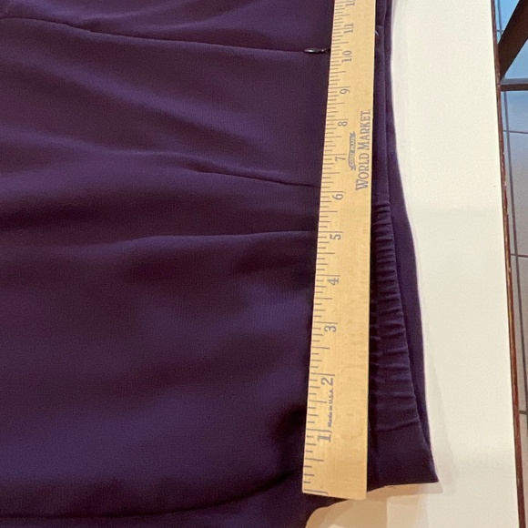 Le Bos women’s purple 3 piece skirt, blouse and light jacket 16W - Picture 5 of 9